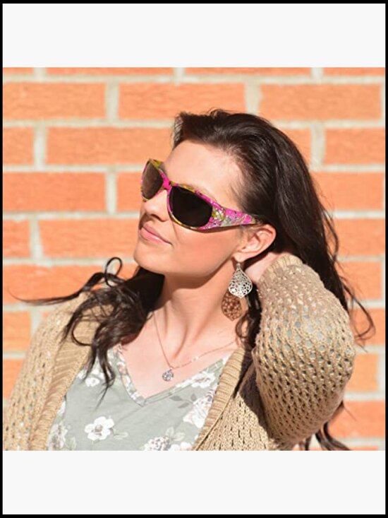 Polarized Rectangular Sunglasses with Scratch Resistant Coating
